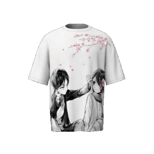 EREN AND MIKASA OVERSIZED T-SHIRT