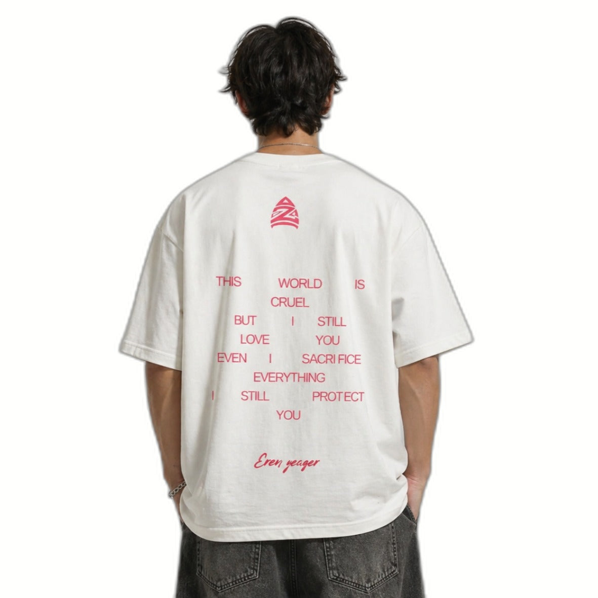 EREN AND MIKASA OVERSIZED T-SHIRT